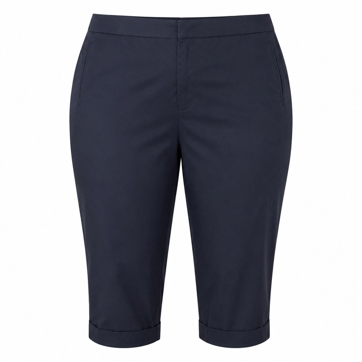 Catherines Secret Slimmer Capri Pants Dark Navy Blue Plus Size 26W New