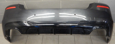 BMW 5 / F10 / M PAKET / STOßSTANGE STOßFÄNGER / hinten / B90 grau (CM125)