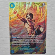 Bandai One Piece Card Game Portgas D. Ace OP13-119 SEC Foil English