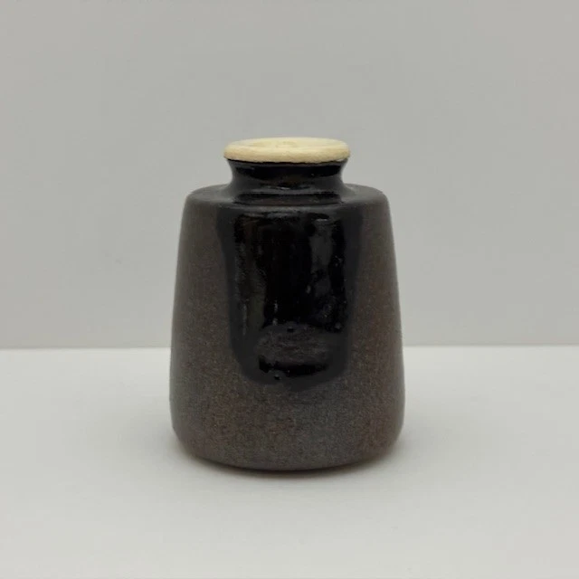 Recipiente raro japonês cerimônia do chá Chaire Caddies Seto ware Hirosawa com caixa - Imagem 2 de 4