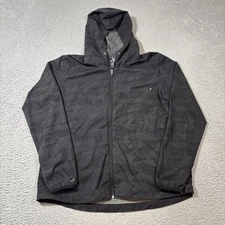 Vuori Jacket VW501 Women's Trainer Shell Athletic Sz L Black Camo Full Zip READ