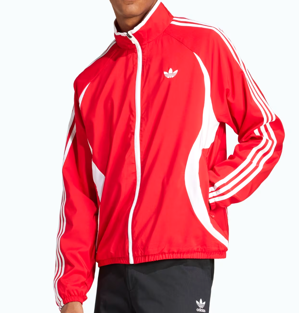 NEW MENS ADIDAS ORIGINALS TEAMGEIST TREFOIL WIND JACKET ~ SIZE
