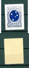 Danish West Indies. 1916  Christmas Seal, MNH.  Stars"Southcross"