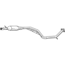 BOSAL Mittelschalldämpfer Schalldämpfer für Mazda 5 CR19 2.0 1.8