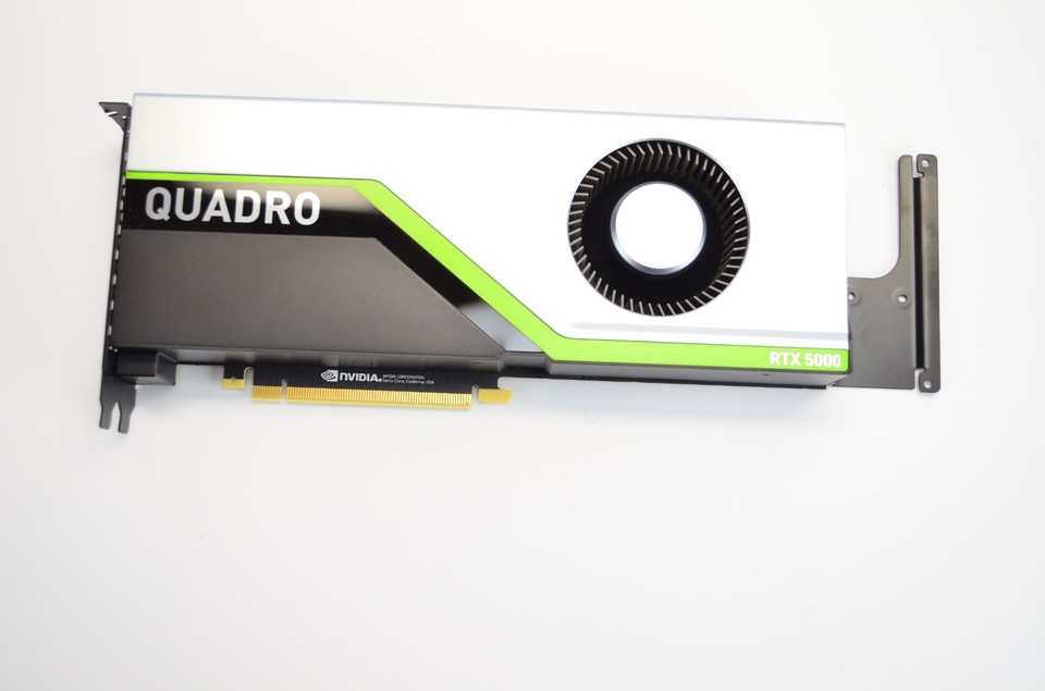 Dell NVIDIA QUADRO RTX 5000 16GB GDDR6 PCI-E 3.0 GPU for Advanced AI Processing