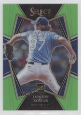 2022 Panini Select Premier Level Neon Green Prizm /99 Jackson Kowar #108 10pp