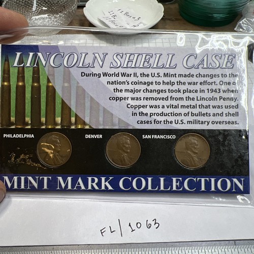 Lincoln Mint Mark Collection (Shell Case Cents) Set