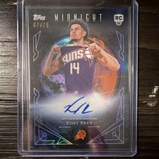 Topps 2025-26 Midnight Rookie Horizon Koby Brea Moonrise /25 Auto Suns