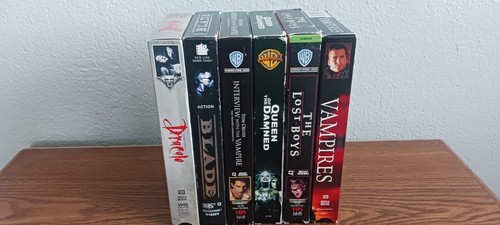 6 Vampire VHS Tapes- Horror Lot