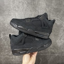 AJ 4 Retro Black Cat 2025 FV5029-010 Men's Athletic shoes Size 4-13
