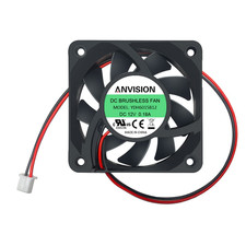 60Mm X 15Mm DC 12V Brushless Cooling Fan, Dual Ball Bearing
