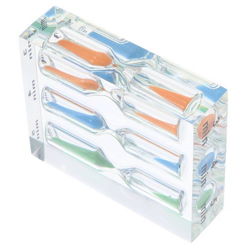 3 in Acryl Student 1 bunte Sand Timer unzerbrechlich Minute - Bild 4 von 12