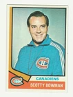1974-75 TOPPS #261 SCOTTY BOWMAN ROOKIE CARD, CANADIENS, NRMT/MT