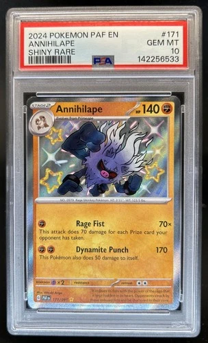 2024 Pokemon Paldean Fates Annihilape #171/091 PSA 10 GEM MINT