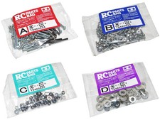 Tamiya Super CLODBUSTER *BLACK* Monster Truck Screw Bag Bundle Deal A B C D