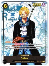 Sabo (120) (Parallel) OP13-120 Secret Rare Carrying On His Will Foil Near Mint