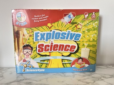 SCIENCE 4 YOU, STEM EXPLOSIVE SCIENCE, 28 EXPERIMENTE, NEU VERSIEGELT Alter 8+