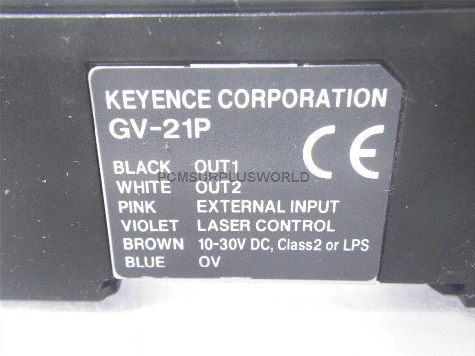 GV-21P GV21P Keyence amplifier unit main unit laser sensor (Used and Tested) - Image 2 of 4