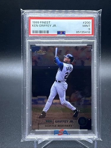 1999 Topps Finest - Ken Griffey Jr #200 PSA 9