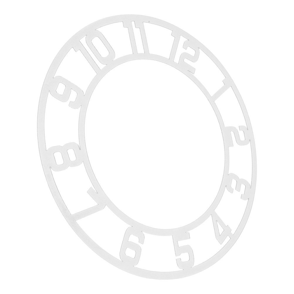 Mirror Decals for Home Wall Clock Stickers Clocks Living Room Decor