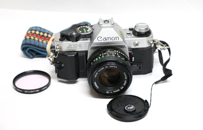 Canon AE-1 PROGRAM/FD 50mm 1:1.8 (良品） Canon AE-1 Program Film Camera with Canon FD 50mm 1:1.8 Lens | eBay