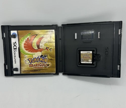 NDS Pokemon Heartgold Game w/ Box (Nintendo DS, 2010) NDS/DS/3DS/DSi Very Good