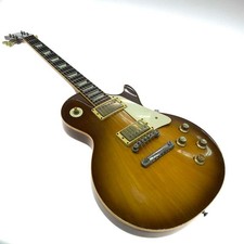 Guitare électrique GIBSON Gibson made USA Les Paul 00031554 cracked made in...