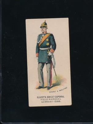 N224 1888 Kinney Military Series Field Marshall Germany 1886 - Vg+ - S4494