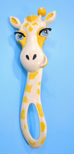 Avon Giraffe Baby Bath Brush Shaped 10.5 Long 1977