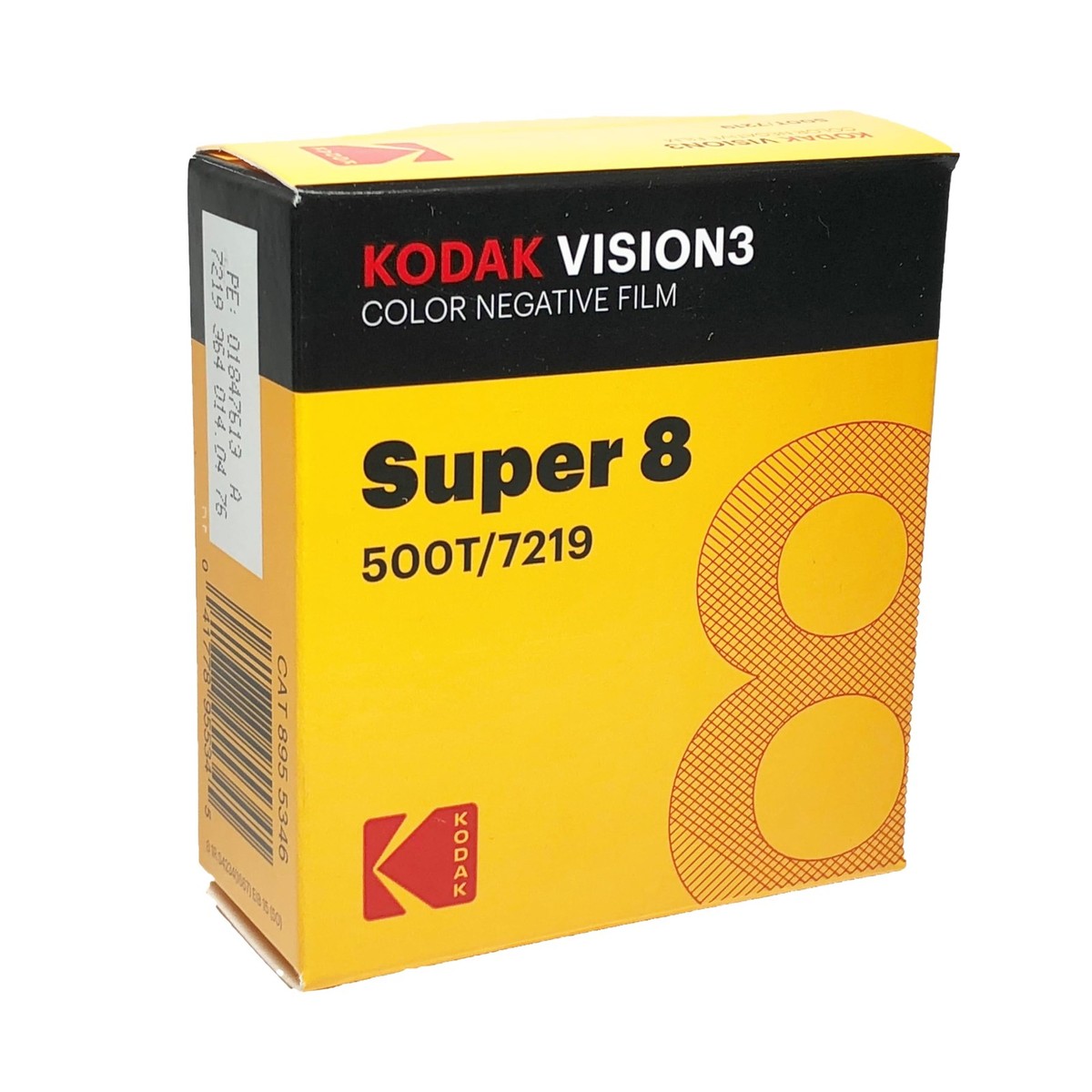Kodak Super 8 Color Negative VISION3 500T 7219/50' Cartridge