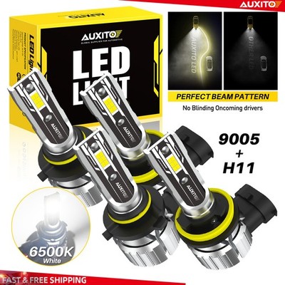 9005 H11 H8 H9 Headlight High LED H16JP Beam Low 6500K Bulb Super White Bright