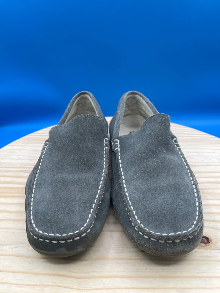 Zapatos mocasines Kenneth Cole Reaction para hombre talla 7,5 M gris gamuza sin cordones Foto 4 de 4