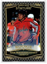 2023-24 Upper Deck Stature Update - Auto Rookie Ivan Miroshnichenko Rookie Auto