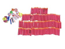 NERF Official N-Strike MEGA Series Darts Red Lot of Darts Used OEM And Other