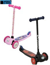Monopattino 3 Ruote Bambini Minnie o Spider-Man Twist Lean to Steer- Antiscivolo