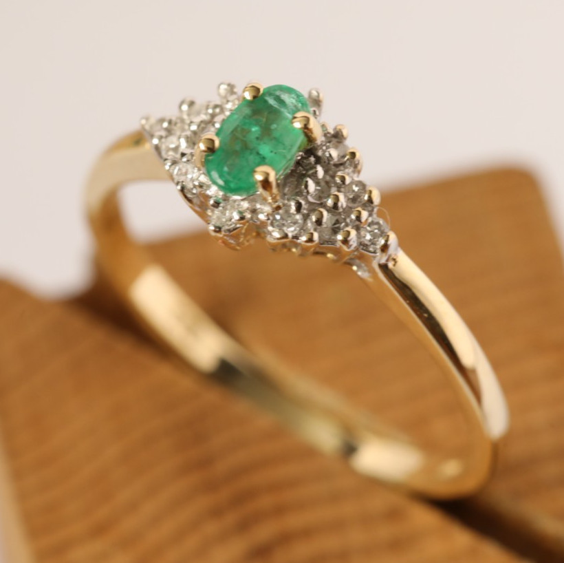 Emerald Cocktail Ring