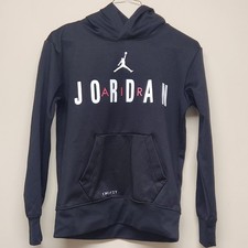 Air Jordan Hoodie Youth 10-12 Black Dri Fit