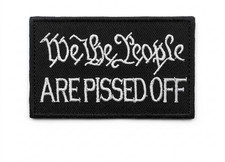 We The People Hook And Loop Second Amendment Morale Patch 3x2 Inches We The People Hook And Loop Second Amendment Morale Patch 3x2 Inches