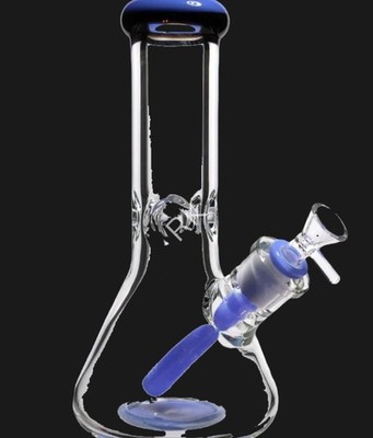 9mm Thick 12'' Colored Beaker Water Pipe - Hookah Tobacco Bong