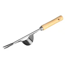13 In. Weeder Heavy-Duty Super Easy Stainless Steel Weed Removal Compact Garden 