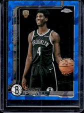2025-26 Topps Chrome Sapphire Drake Powell RC Rookie #272 Nets