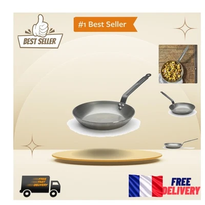 Poêle Antiadhésive 26cm De Buyer - Parfaite pour les Plats Savoureux et Rapides - Photo 1/4