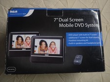 RCA 7" Dual Screen Mobile DVD System DRC69702 New Open Box
