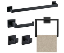 Soporte para toallas de baño de acero inoxid...