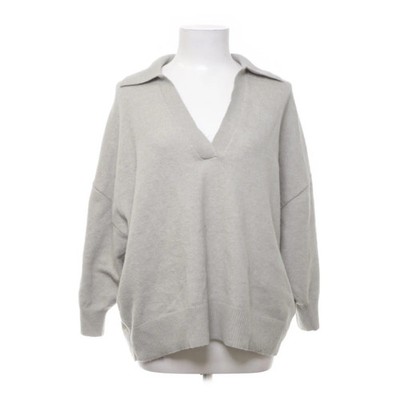 H&M, Strickpullover, Größe: S, Grau, Elasthan/Polyamid/Polyester/Wolle #mpO