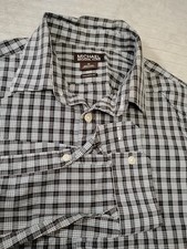 Michael Michael Kors mens long sleeve medium blue plaid button up business