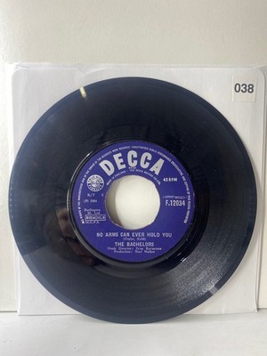 No Arms Can Ever Hold You/ Oh, Samuel Don't Die by The Bachelors Single 7  Vinyl