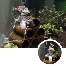 Shrimp Feeder Feeding Bowl Fit for Small Shrimp Fish Transparent Acrylic Bowls