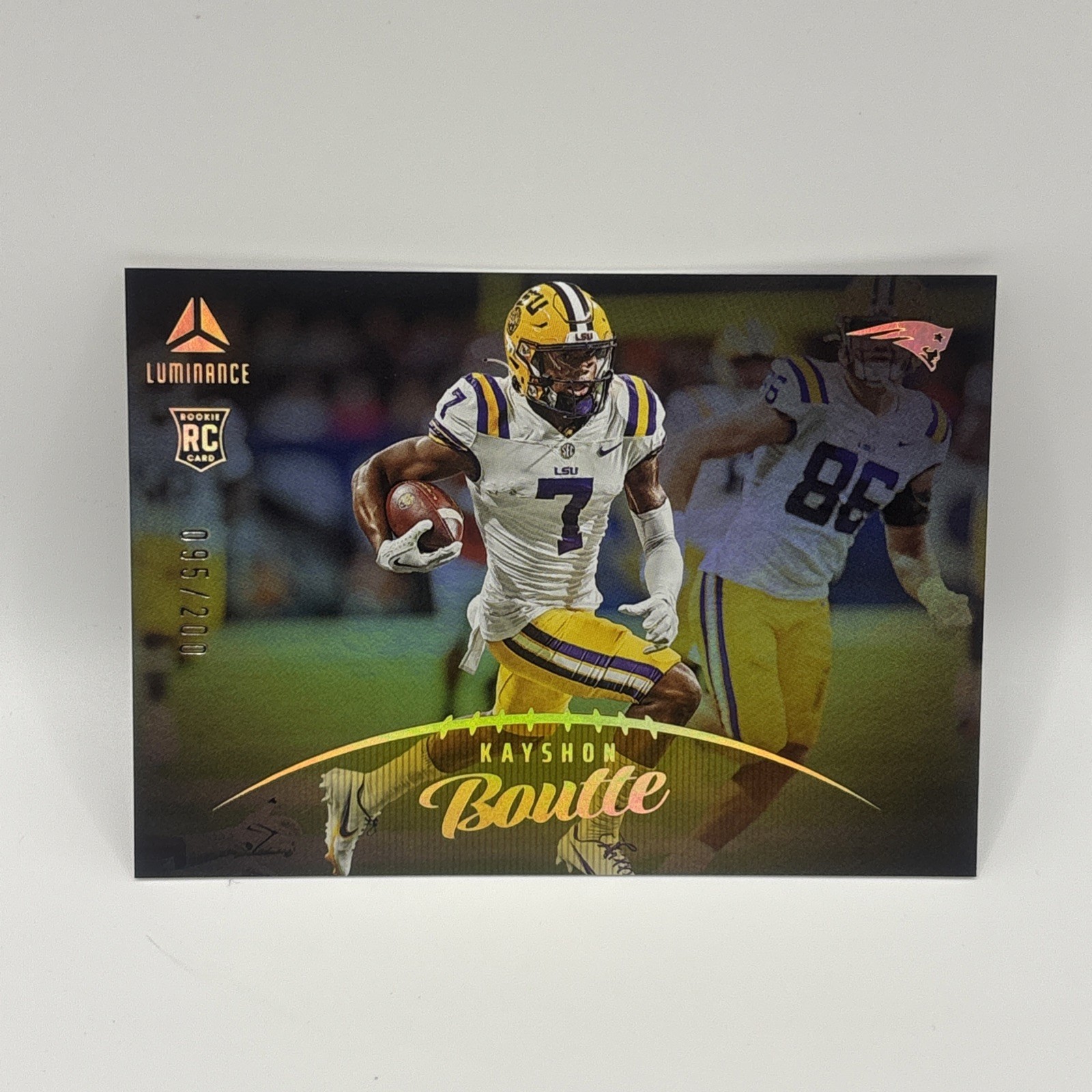 Kayshon Boutte Panini Luminance #189 Gold