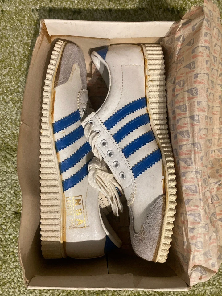 Super RARE 1970s Adidas Official NBA Shoes 1970s - NIB - Original Box & Tags!! - Image 4 of 4